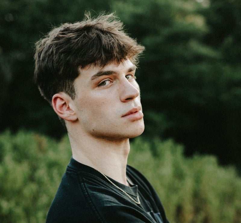 textured fringe men
