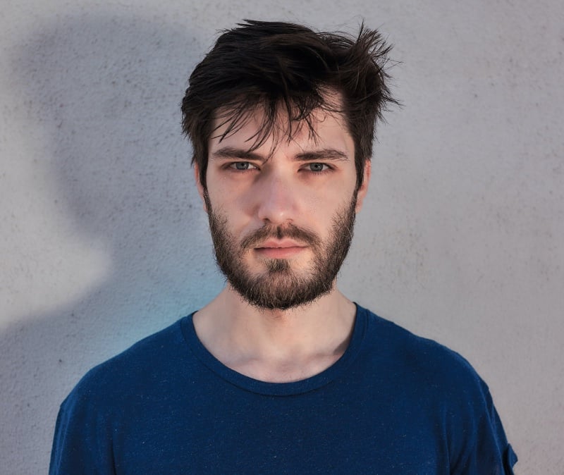 textured fringe haircut men