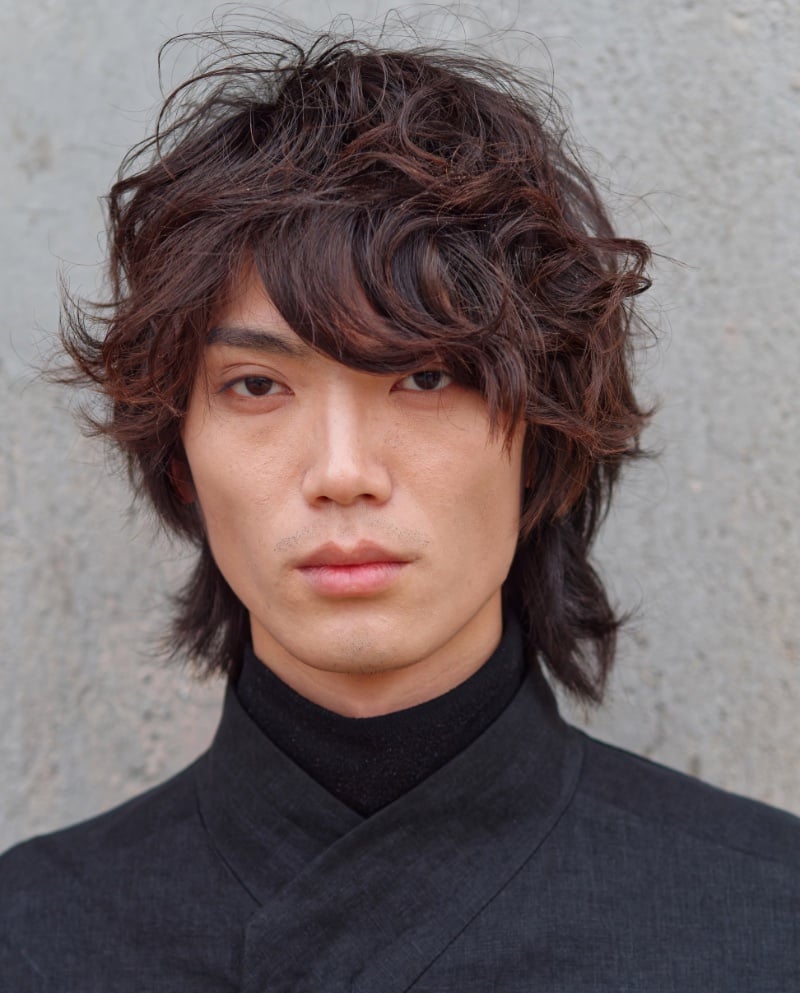 wolf cut men