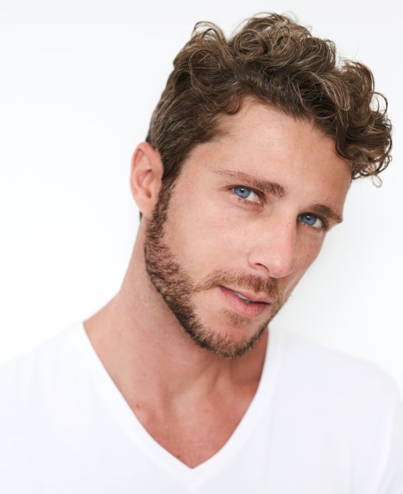 curly crew cut