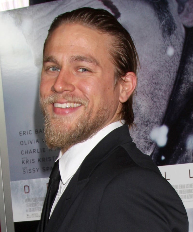 ducktail beard Charlie Hunnam