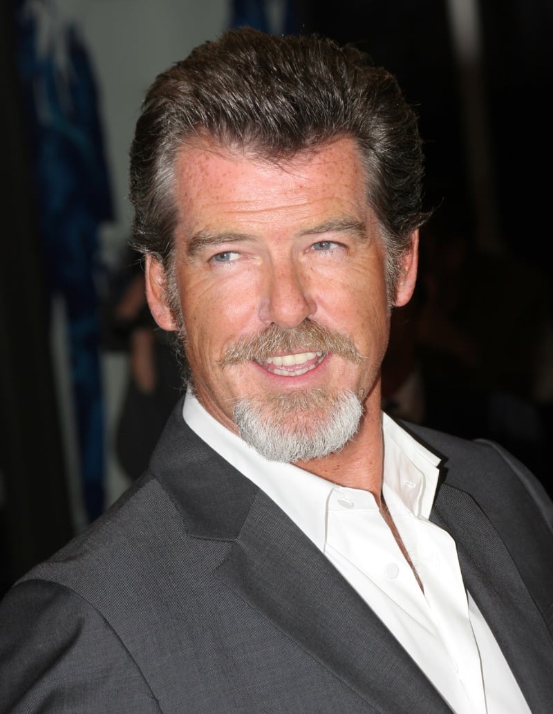 goatee Pierce Brosnan