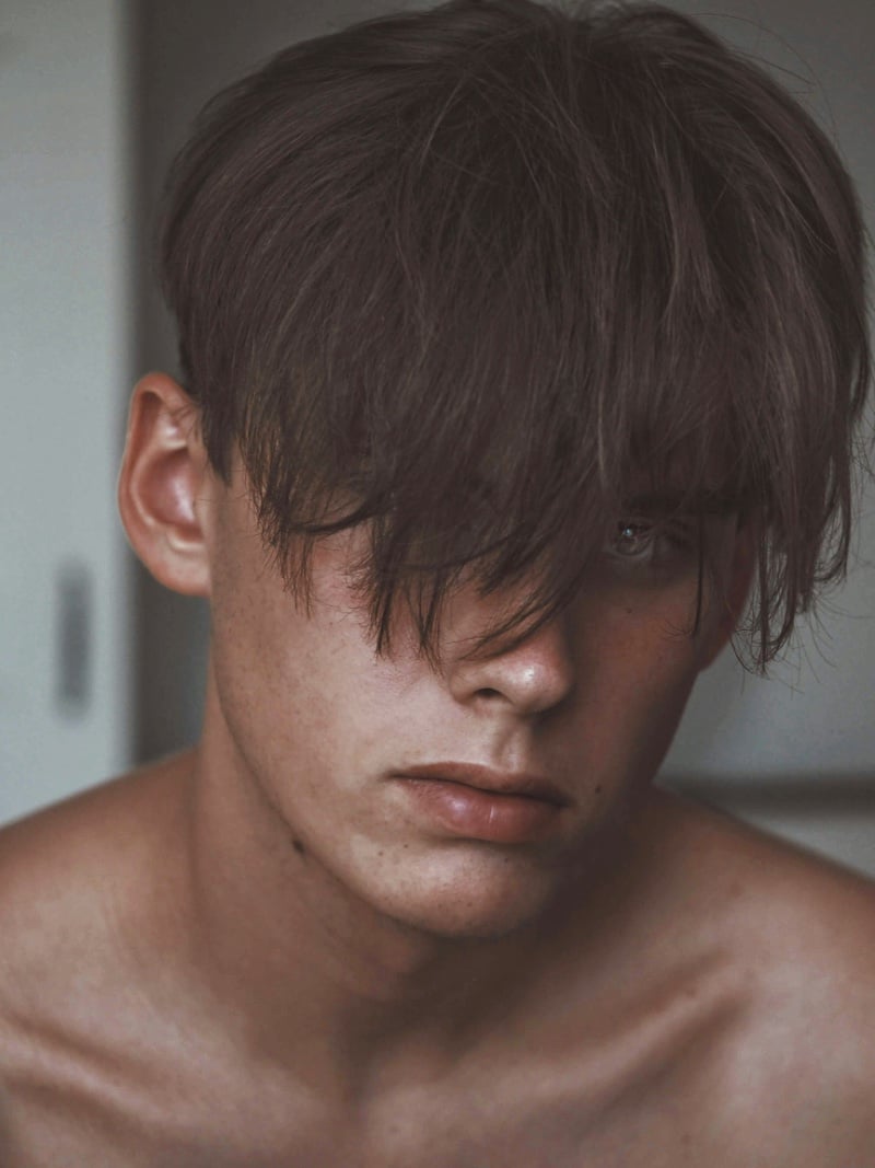 long fringe men