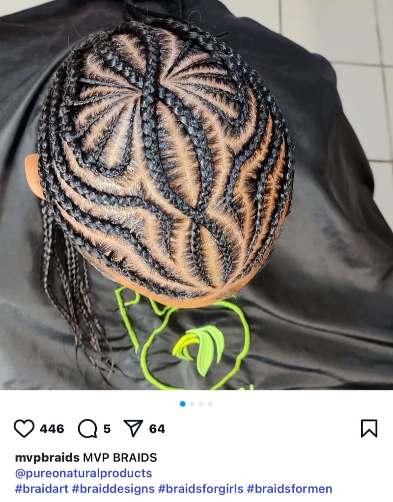 micro cornrows men