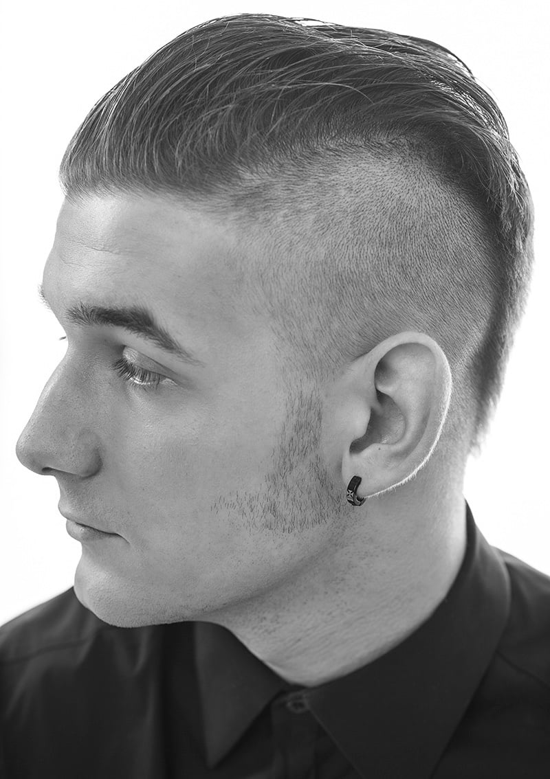slick back mohawk