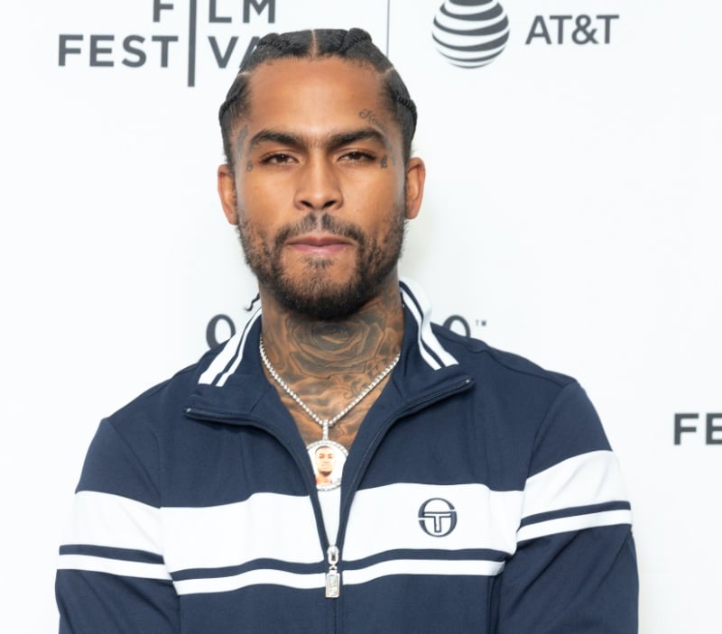 Dave East straight back cornrows