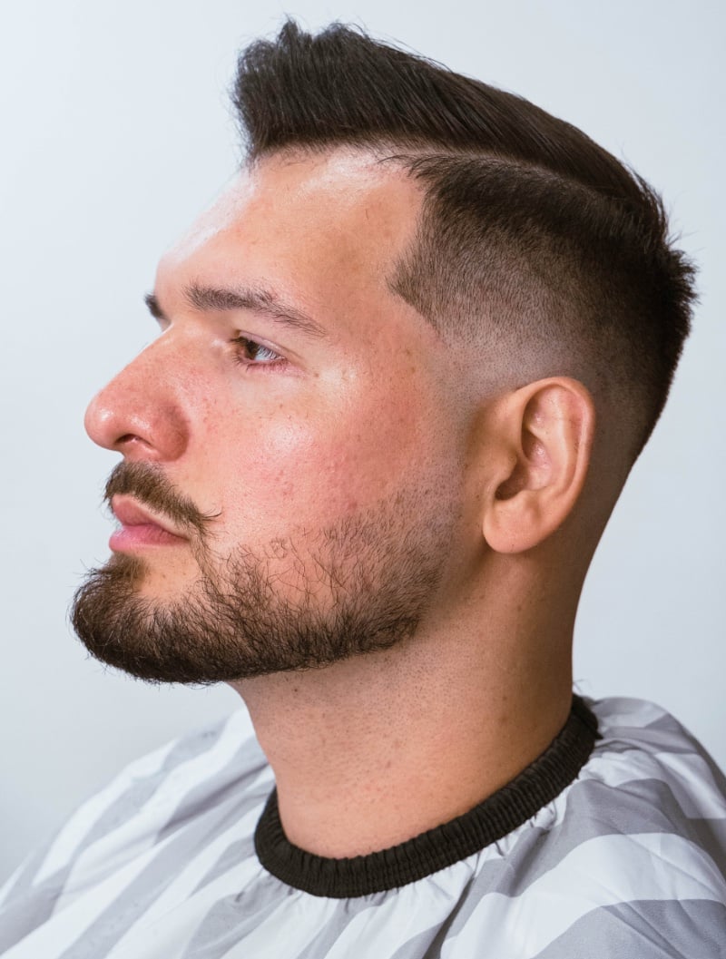 fade taper Ivy League haircut