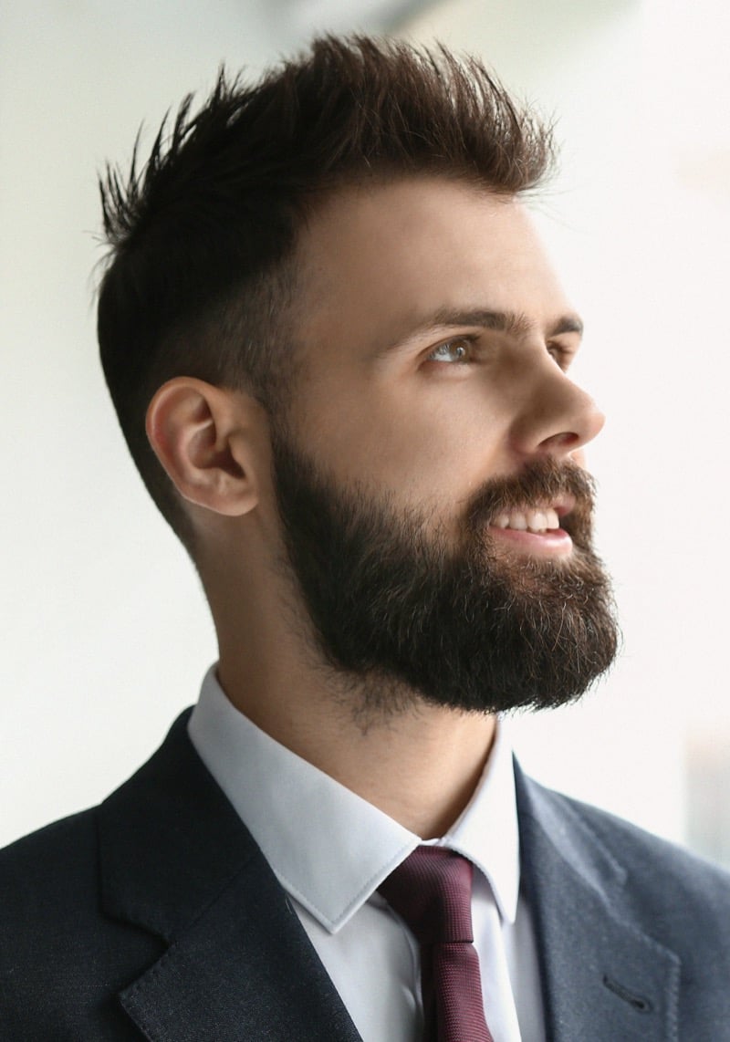 faux hawk men