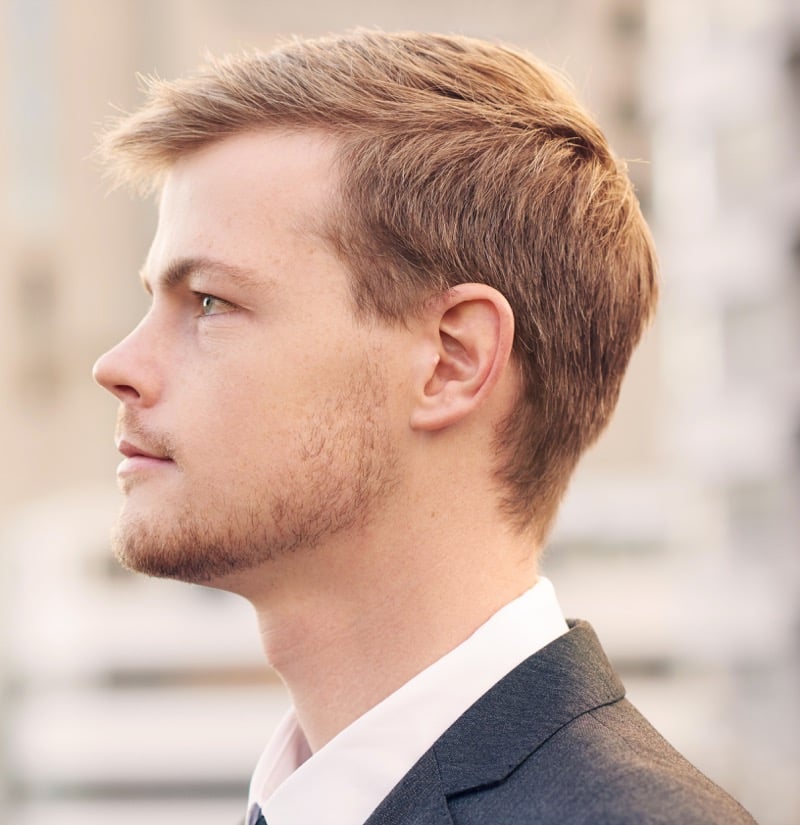classic taper haircut men
