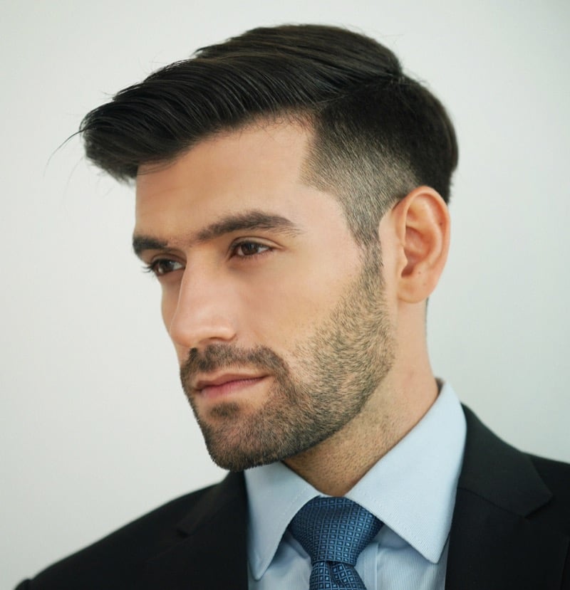 taper fade men