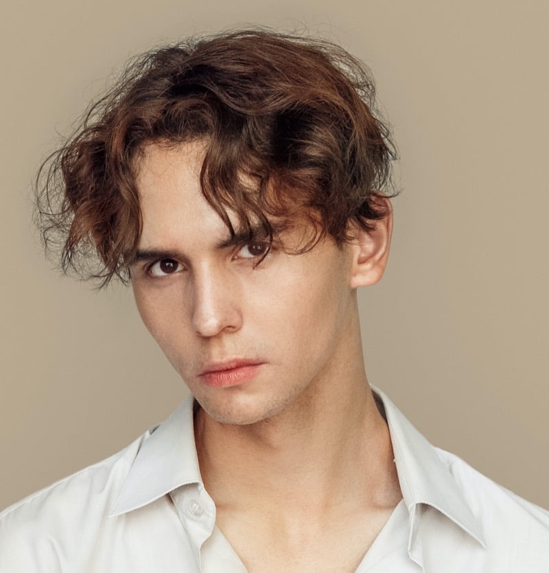 wavy fringe men