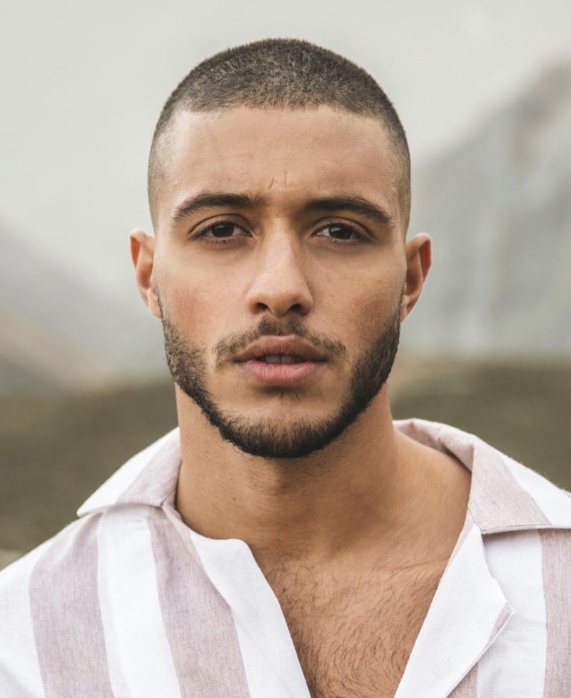 buzz cut men