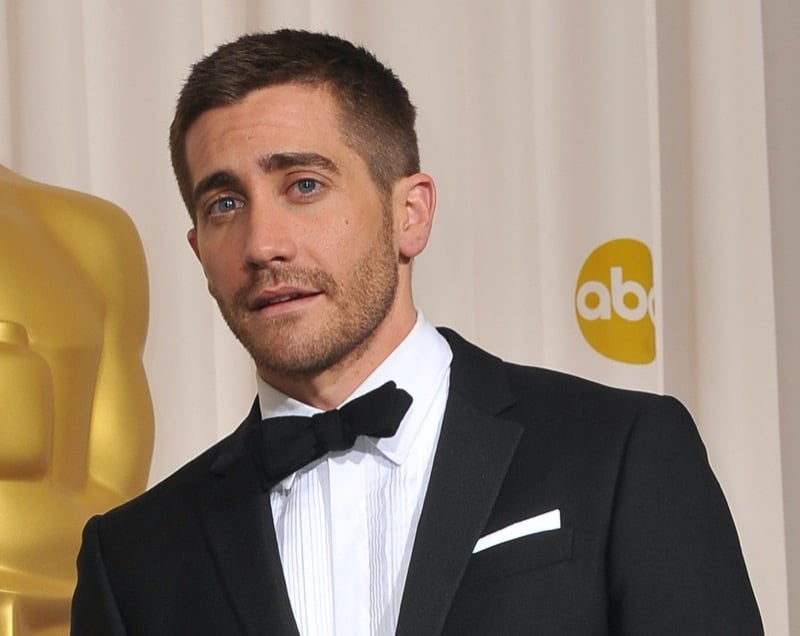 Jake Gyllenhaal with a brush cut and fade