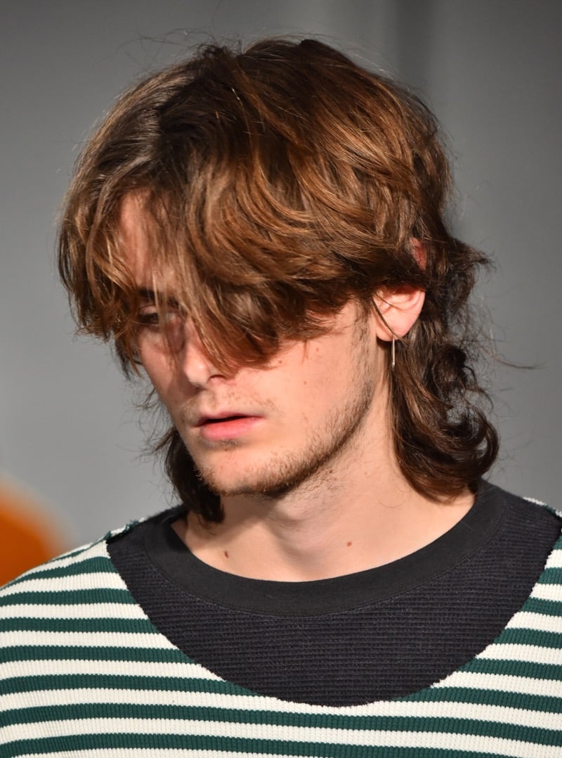 long wolf cut for men