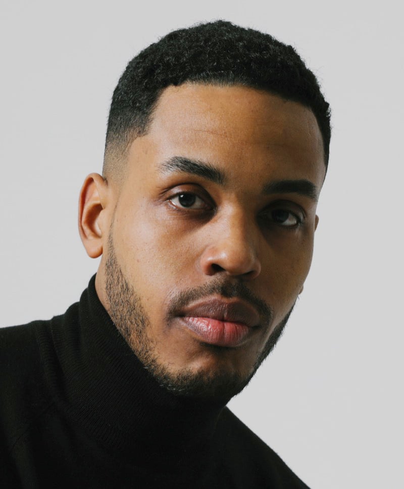 low taper fade short hair