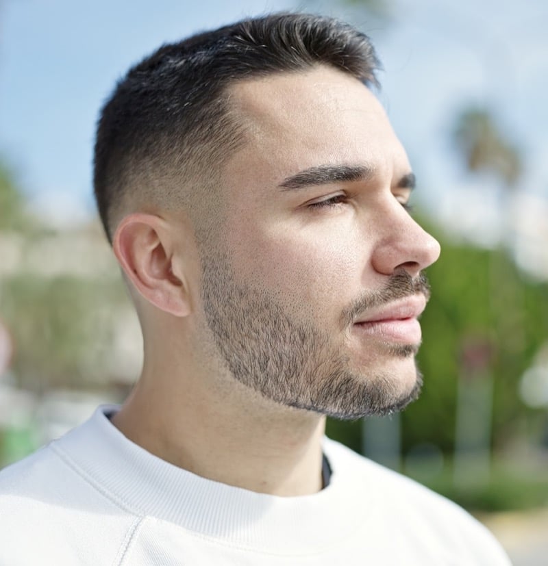 mid taper fade