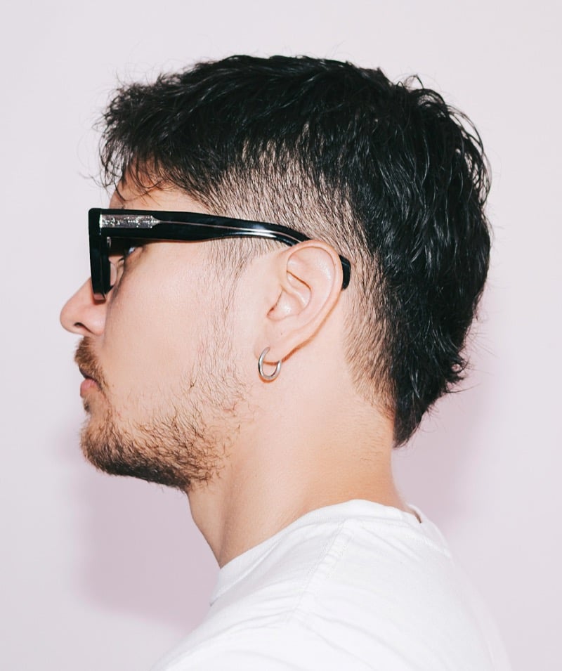 modern mullet fade
