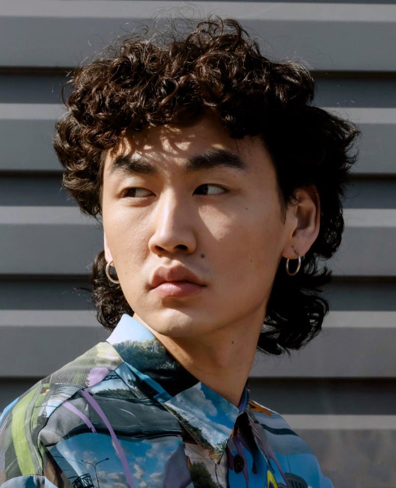 permed mullet men