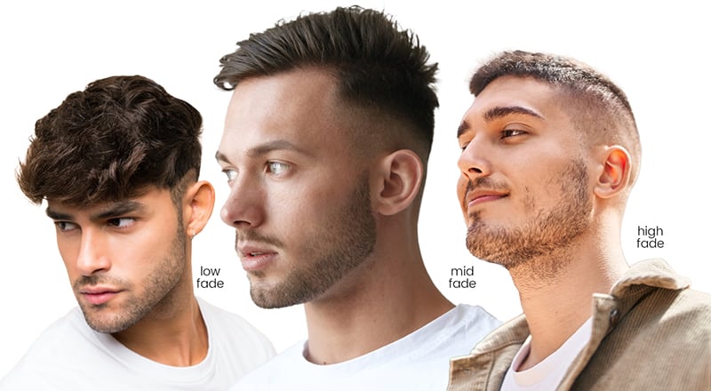 low fade vs mid fade vs high fade