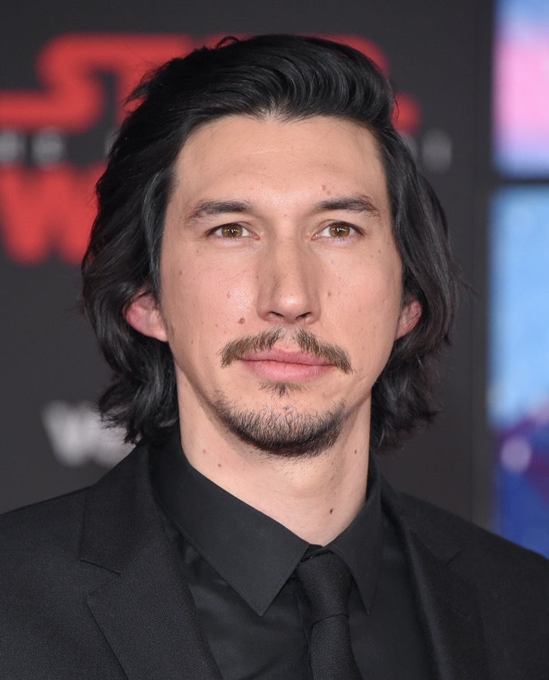 Adam Driver diamond face shape