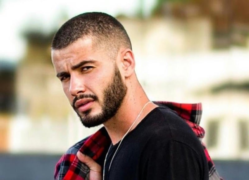 buzz cut with blurry fade