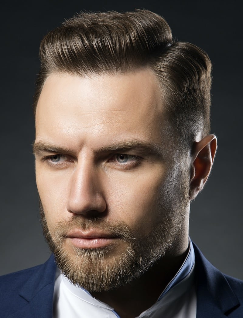 comb over side part