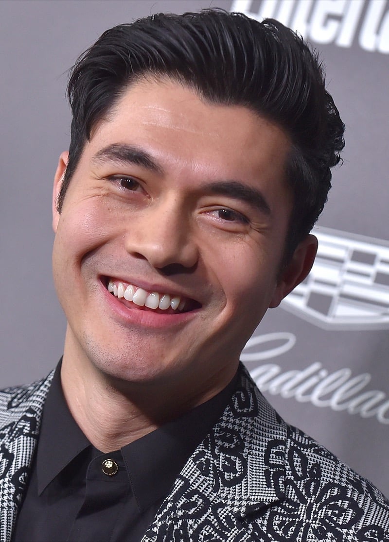 Henry Golding quiff heart shaped face
