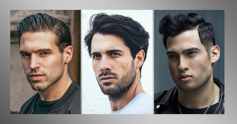 side part haircut men