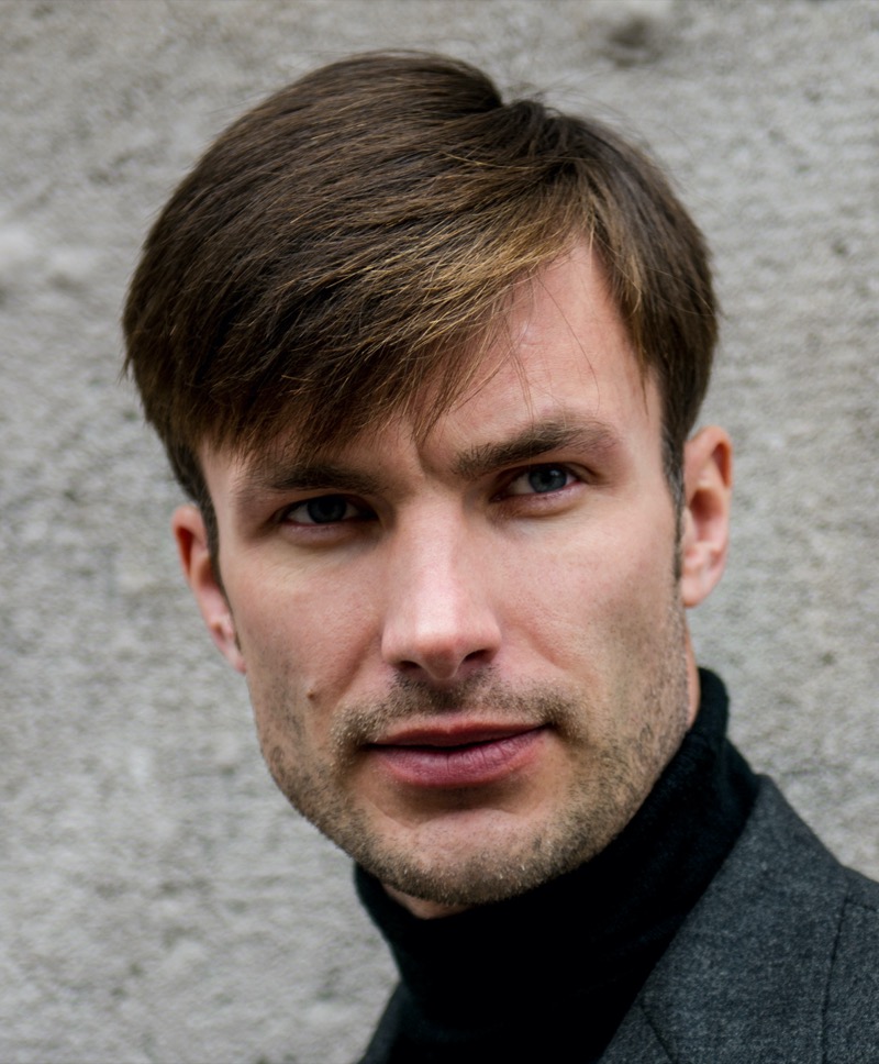 side-swept fringe with side part