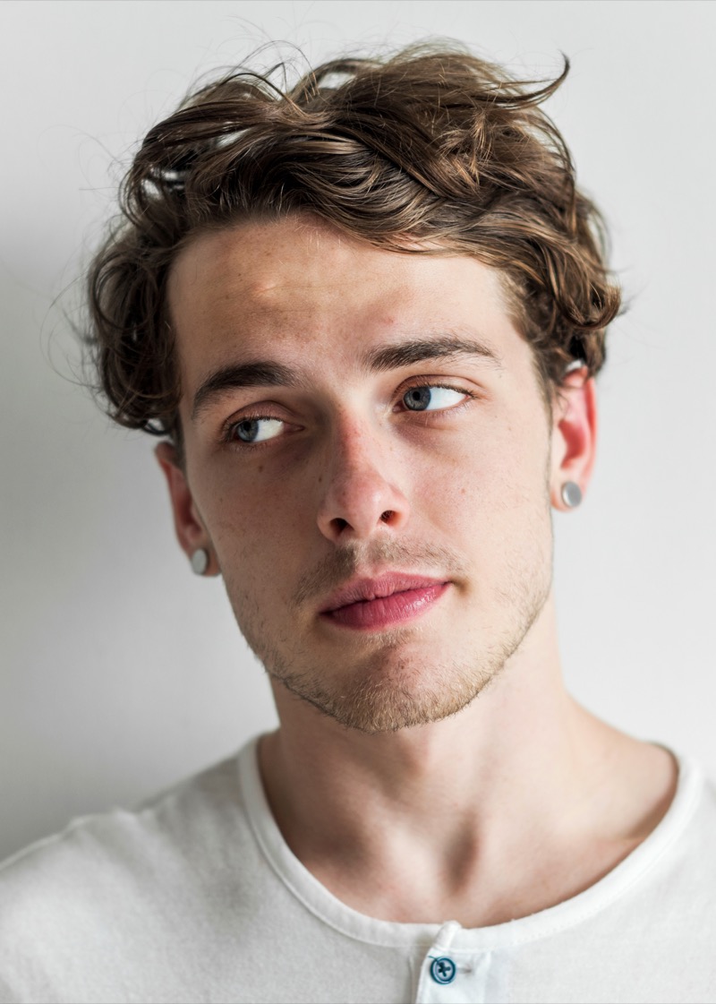 wavy hair types men