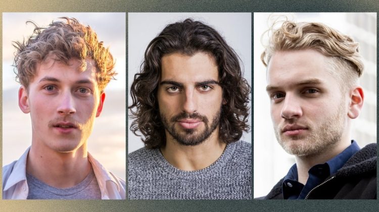 Wavy Hair Men Can Wear Short, Medium or Long
