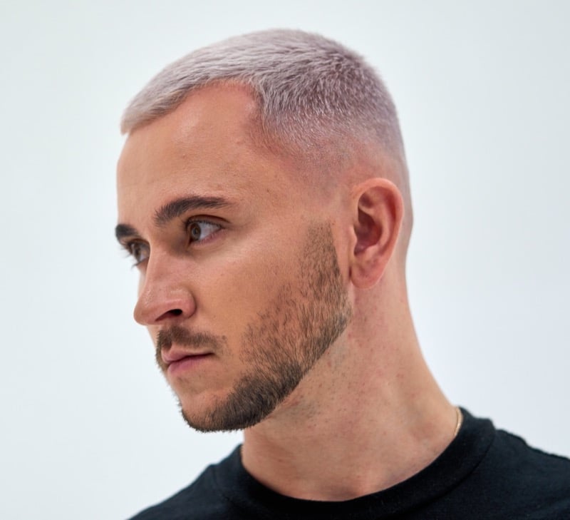 buzz cut low fade