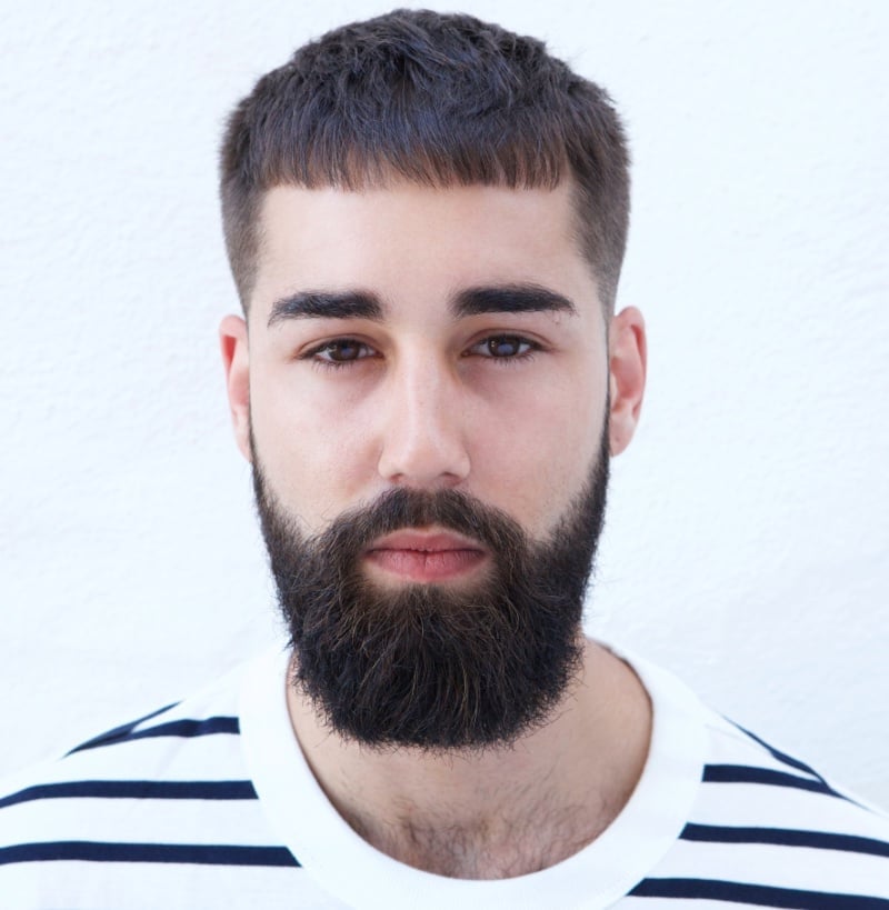textured crop haircut men